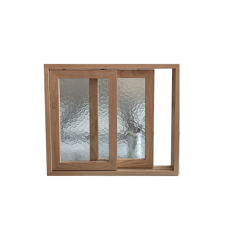 Customized Wooden Windows, Left and Right Sliding Windows, Log Style Left and Right Folding Wooden Windows, Milk Tea Shop Glass Sliding Windows, Shop Wood