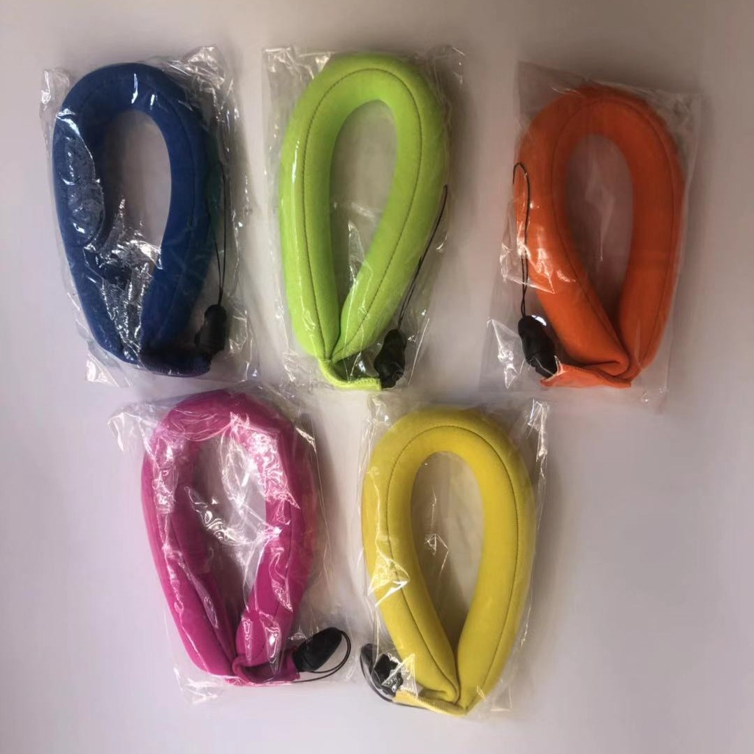 Cross Border 8 Color in stock Gopro Buoyancy Camera Wrist Strap Swimming Diving Floating Anti-Sink Mobile Phone Wrist Strap Bracelet