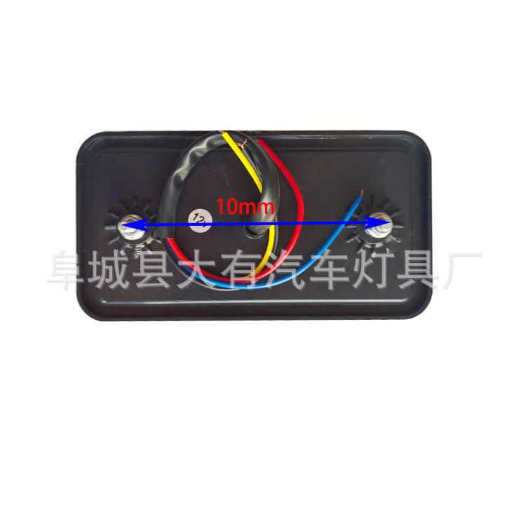 Factory Direct trailer taillight 10LED truck RV taillight 12V24V10LED truck two-color taillight