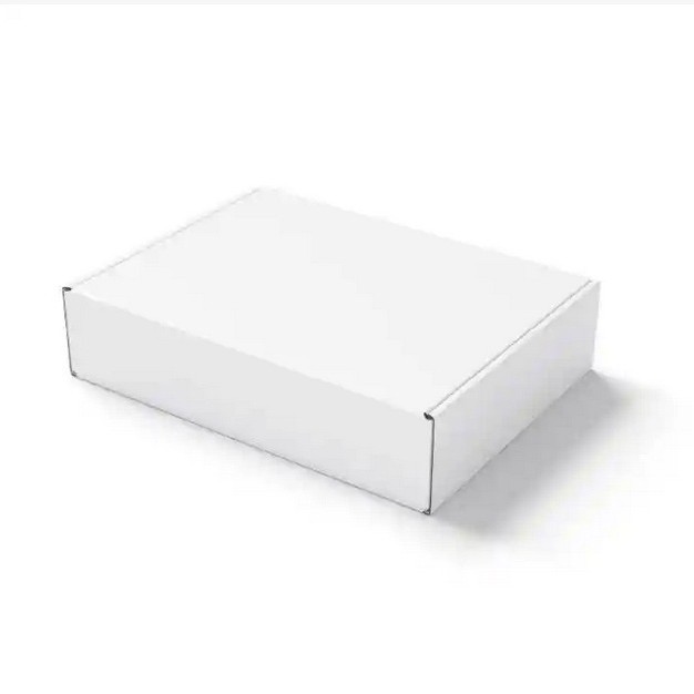 Single-Sided White Hard Airplane Box Packaging Box E-Commerce Logistics Express Packaging Carton Carton Small Batch