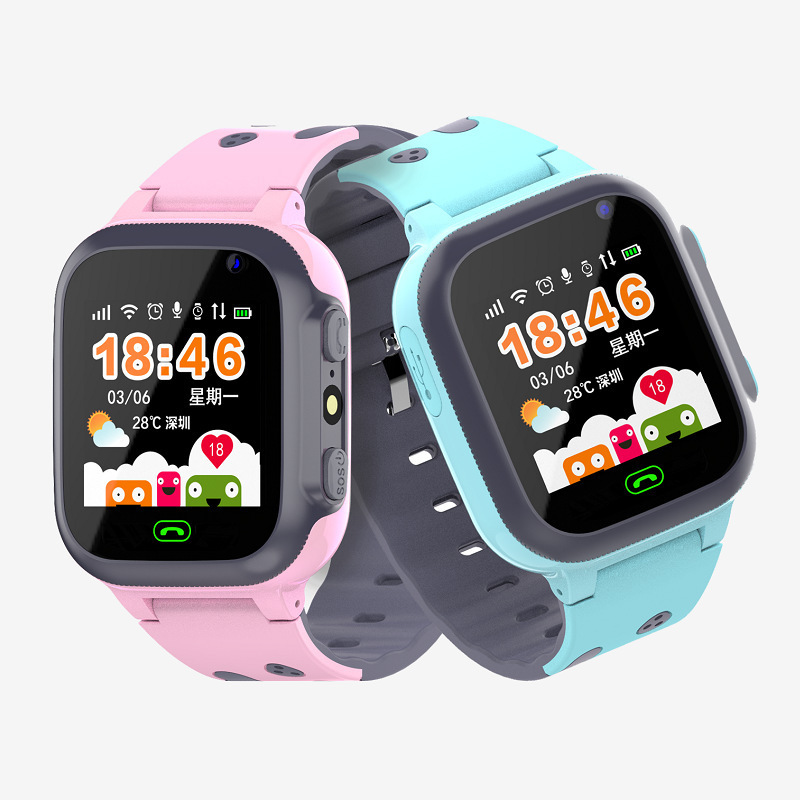 Wholesale Q12/Q19 Cross-Border Children's Smart Phone Watch Mobile Phone for Primary School Students with Genius Micro-Chat Dial