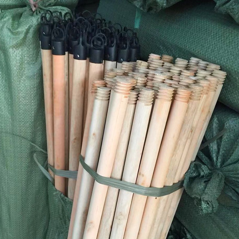 Оптовая продажа щетки для подметания из эвкалиптового дерева 120X2.5 см, прочная для уборки