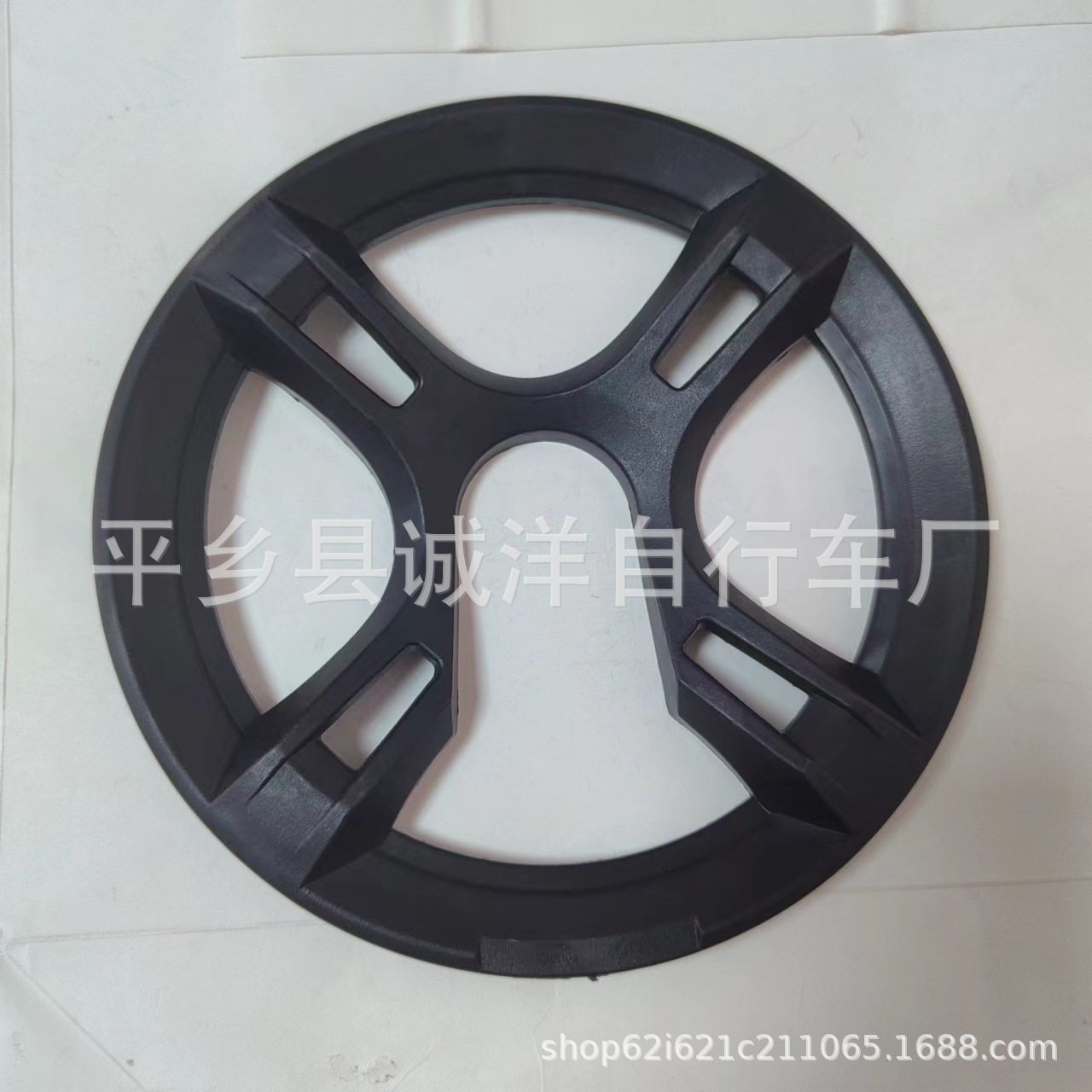 Mountain bike bicycle tooth disc cover wheel disc 42 tooth guard 4 holes transparent tooth disc cover dead flying wheel disc protection cover