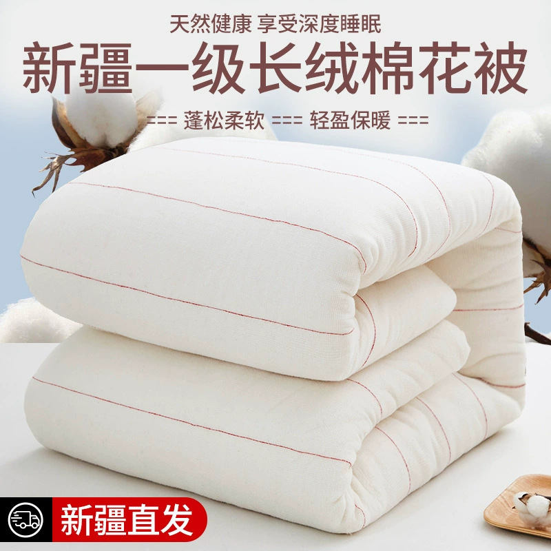 Первоклассное хлопковое одеяло из Синьцзяна, матрас из хлопковой ваты, одеяло для студентов, утолщенное зимнее одеяло, производитель одеял