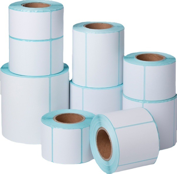 Customized Self-adhesive Label Customized Trademark logo Sticker Transparent Food Waterproof Printing Sealing Sticker Weighing Paper