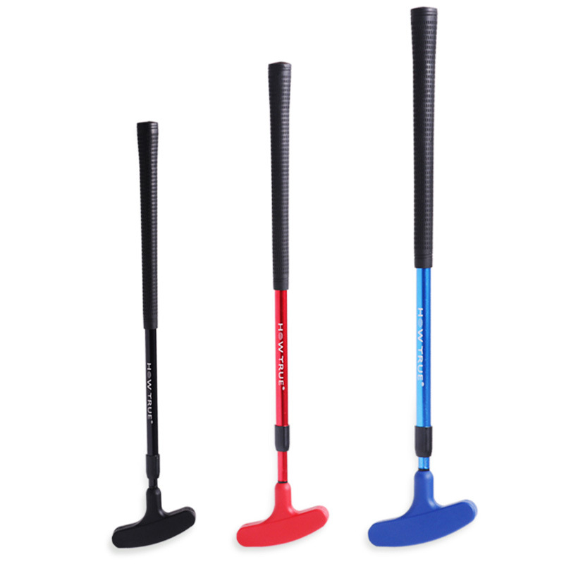 Golf putter telescopic adjustment adult children's club double-sided practice bar source manufacturer OEM customization