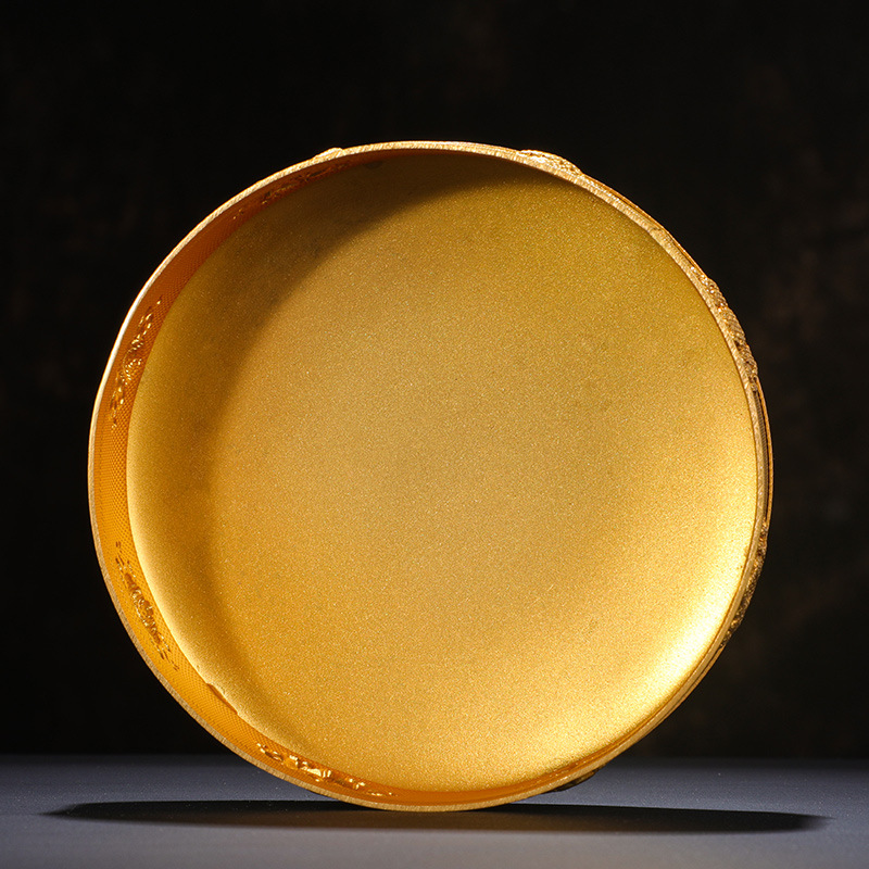 Brass Mandala Tray for Mandala Design, Xizang Style Small Mandala Tray, 10cm