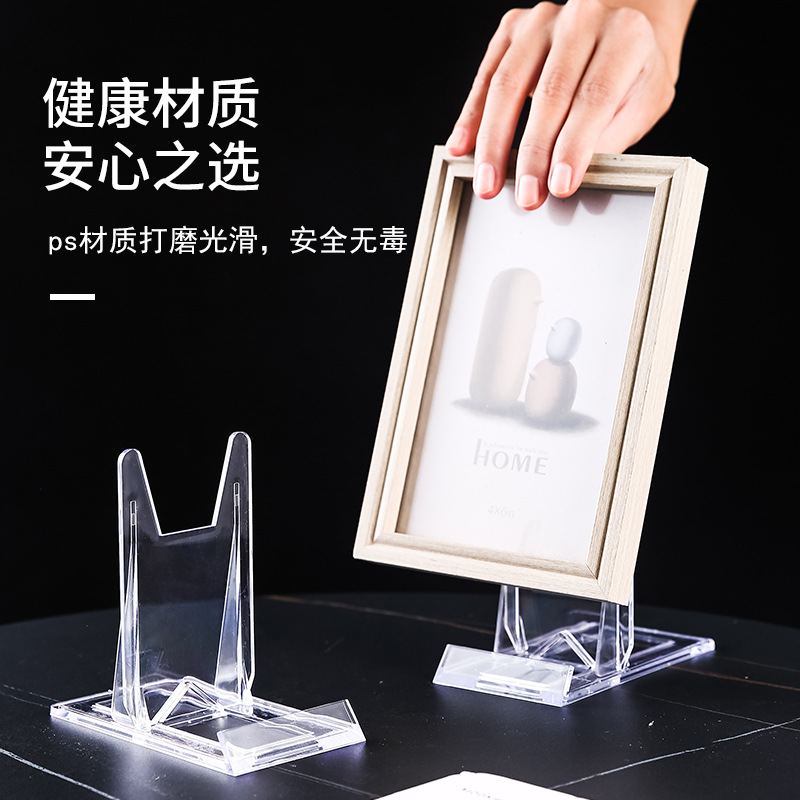 Plastic Stand Business Card Rack Mobile Phone Rack Display Rack Photo Frame Bracket Hanging Plate Rack Hanging Rack Plastic Display Rack