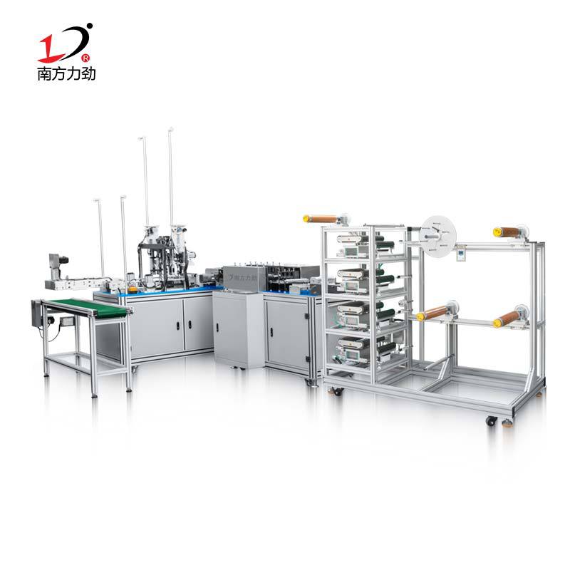 Manufacturer Lijin High-Speed One-To-One Mask Machine Fully Automatic Mechanical Servo Flat Mask Production Line Disposable