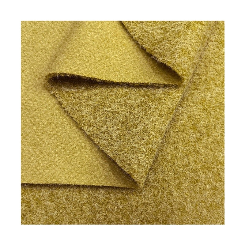 in stock 580g pop rice velvet material two-color woolen material autumn and winter men's and women's clothing coat coat bag fabric wholesale