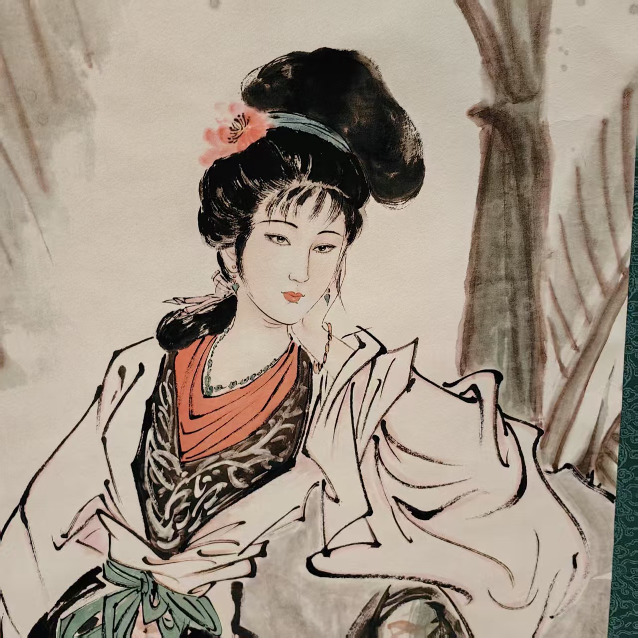 Antique-Style Famous Painting of Summer Leisure 133.2cm Zhongtang Collectibles Factory Direct Sale Dropshipping 170*70cm