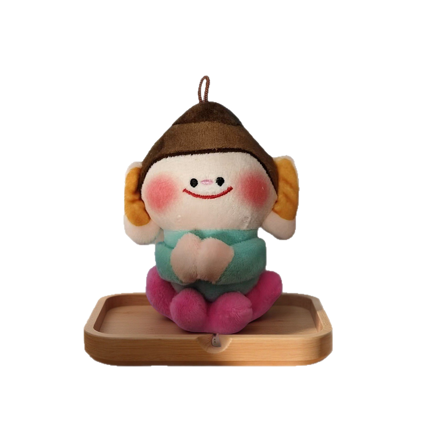 Lotus Small Buddha Statue from Western Yan Gung Grottoes Cultural and Creative Commemorative Plush Pendant Birthday Gift