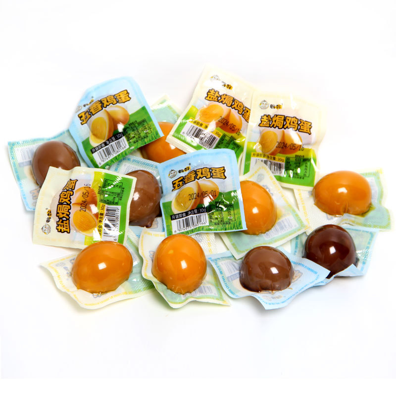 Source Factory Salt-Baked Eggs, Five-Spice Braised Eggs, Shellless Tea Eggs, Country Bumpkin Braised Eggs, Processing and Custom Oem