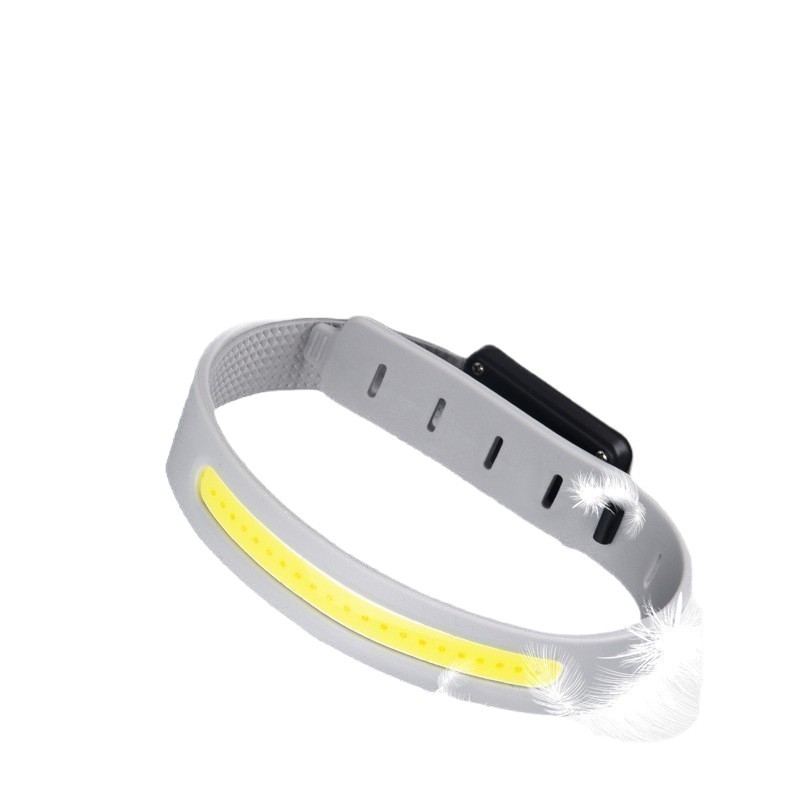 New Silicone Waterproof Cob Rechargeable Portable Night Running Safety Light Arm Night Fishing Light Outdoor Cycling Light Long-Range Police