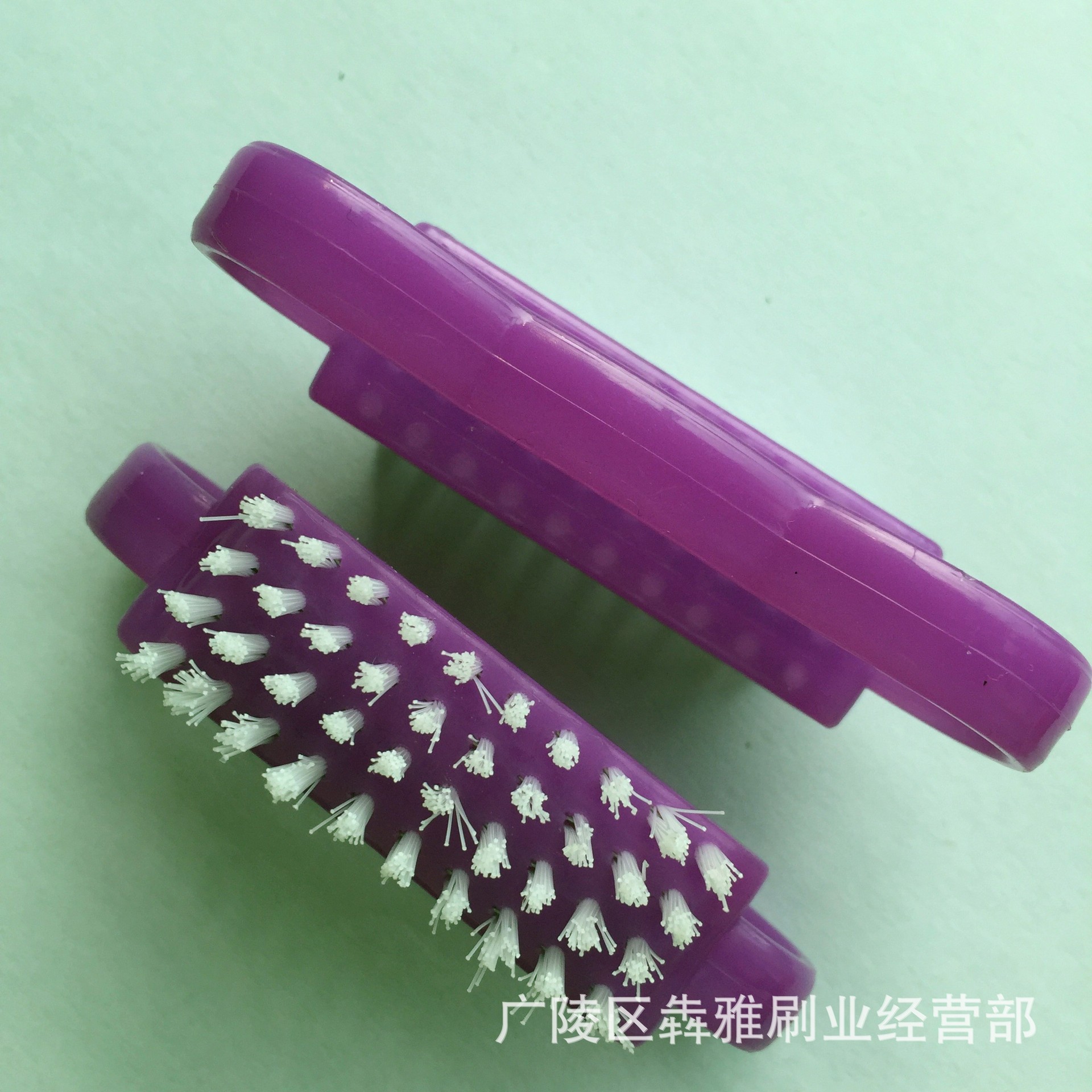 Инструменты и принадлежности для маникюра с ручкой, маленький рог, щетка из маленького рога, щетка для пыли с ногтей, специальная маленькая щетка для маникюра