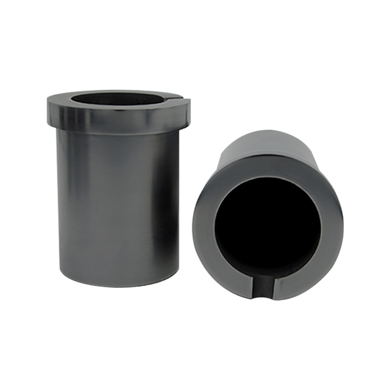 Customized High-Purity Graphite Single and Double Ring Straight Crucible Laboratory Instrument Special Heat Sensor Furnace Casting Small Crucible