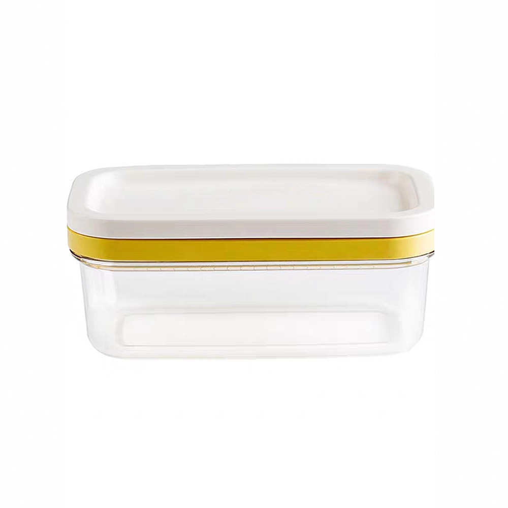 Factory Direct Sales Butter Cutting Box Cheese Cutting Preservation Box Sealed Rectangular Storage Box Butter Box