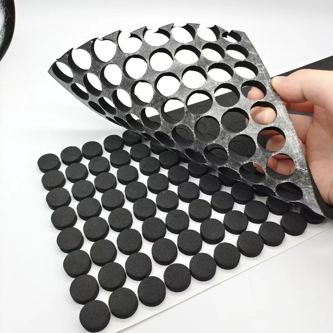 Non-Slip Rubber Pad Black Eva Sponge Foam Gasket Gasket Eva Electromechanical Shock-Absorbing Foot Pad Double-Sided Adhesive Single-Sided Adhesive