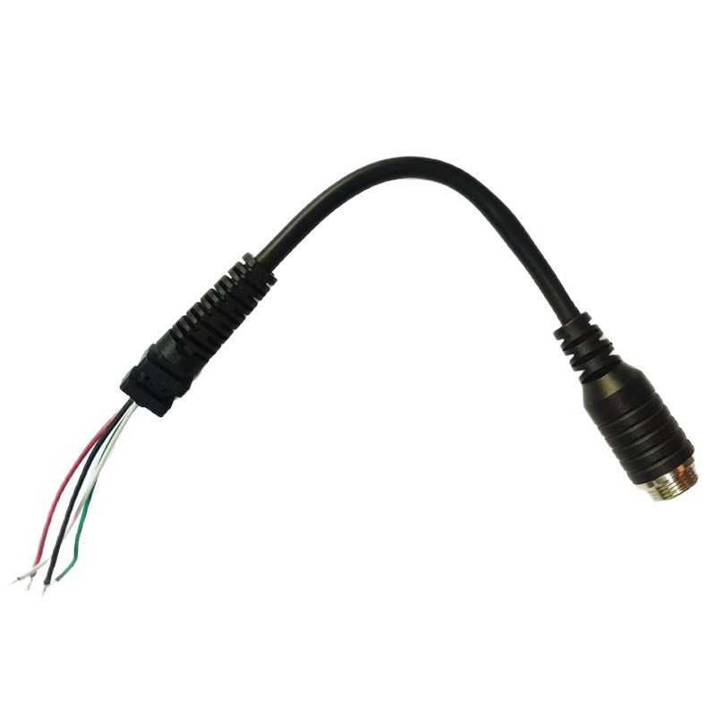 One-To-Two Seat Cushion Power Supply (Secondary Cable) M12-4P Aviation Connector to Sr, Length 20cm, Tail Length 5cm