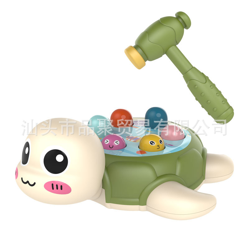 Turtle Whack-A-Mole Children's Toy Toddler Educational Large Early Education Baby Tiger Smashing Mouse Baby Knocking Hammer