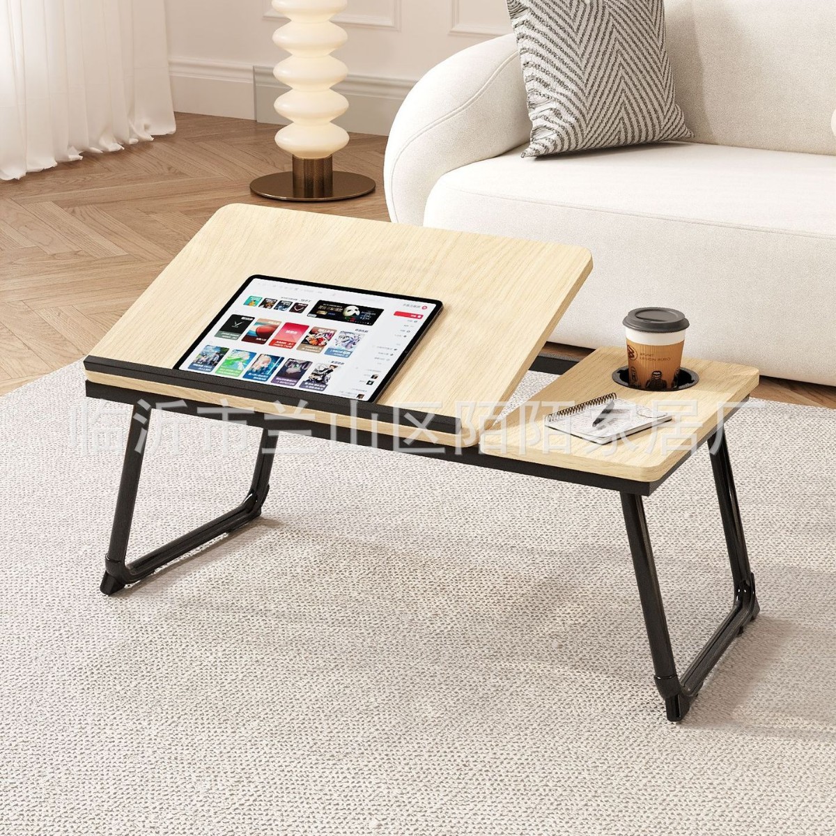 Folding Five-Speed Adjustable Lifting Bed Small Table Home Dormitory Computer Table Portable Simple Linyi Source Factory