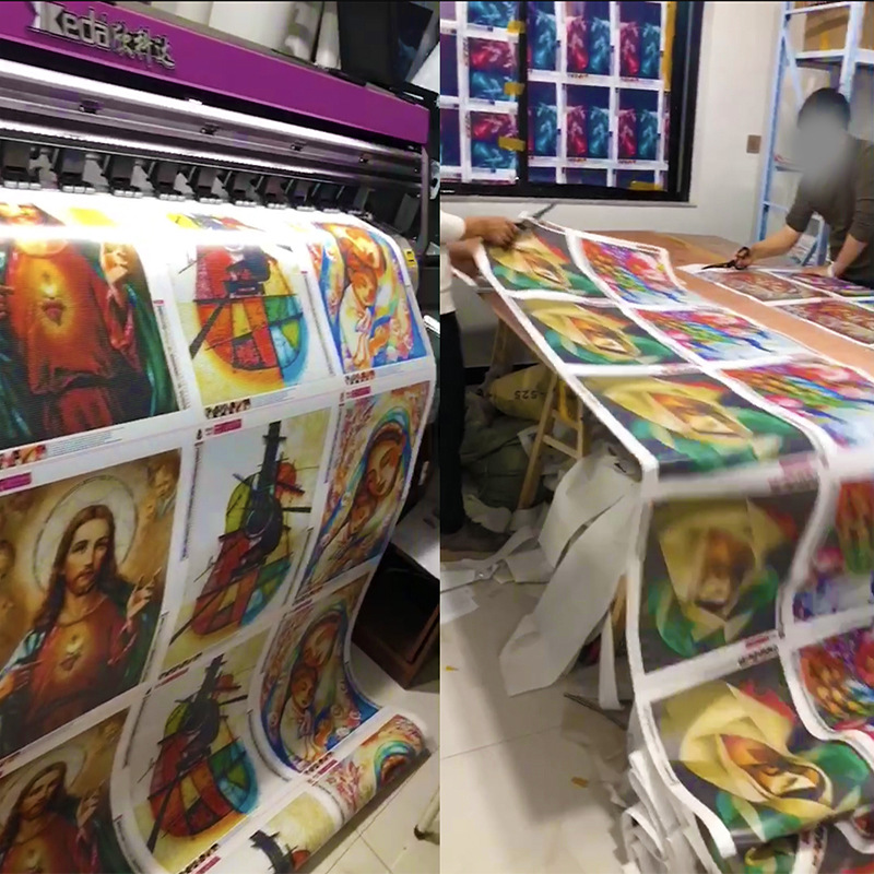 Amazon diamond painting cross stitch full diamond home 5D round diamond square diamond DIY porch decorative painting manufacturers wholesale