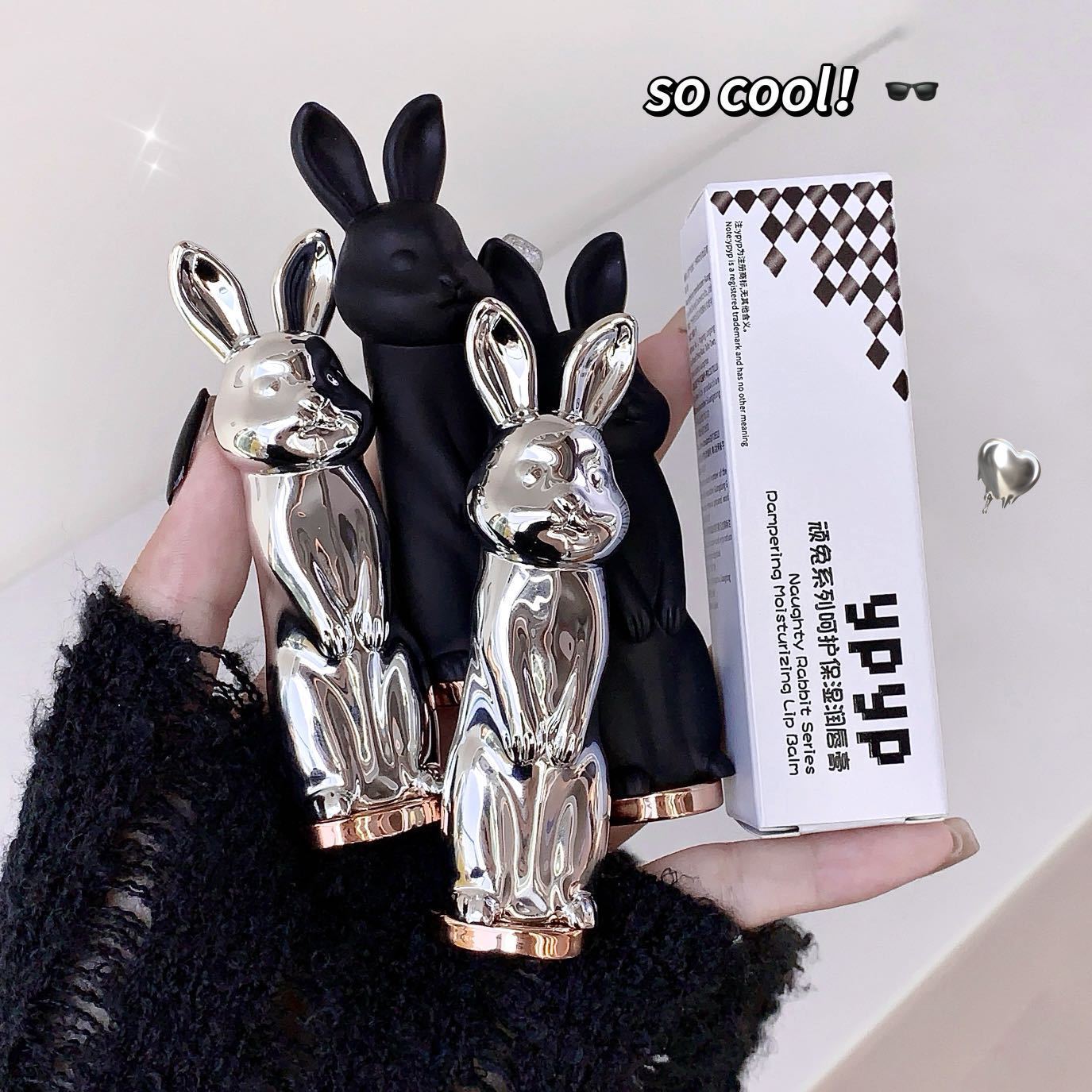 Ypyp Naughty Rabbit Series Care and Moisturizing Lip Balm Moisturizing and Moisturizing Diminishing Lip Lines Anti-Drying Student Color Changing Lip Balm