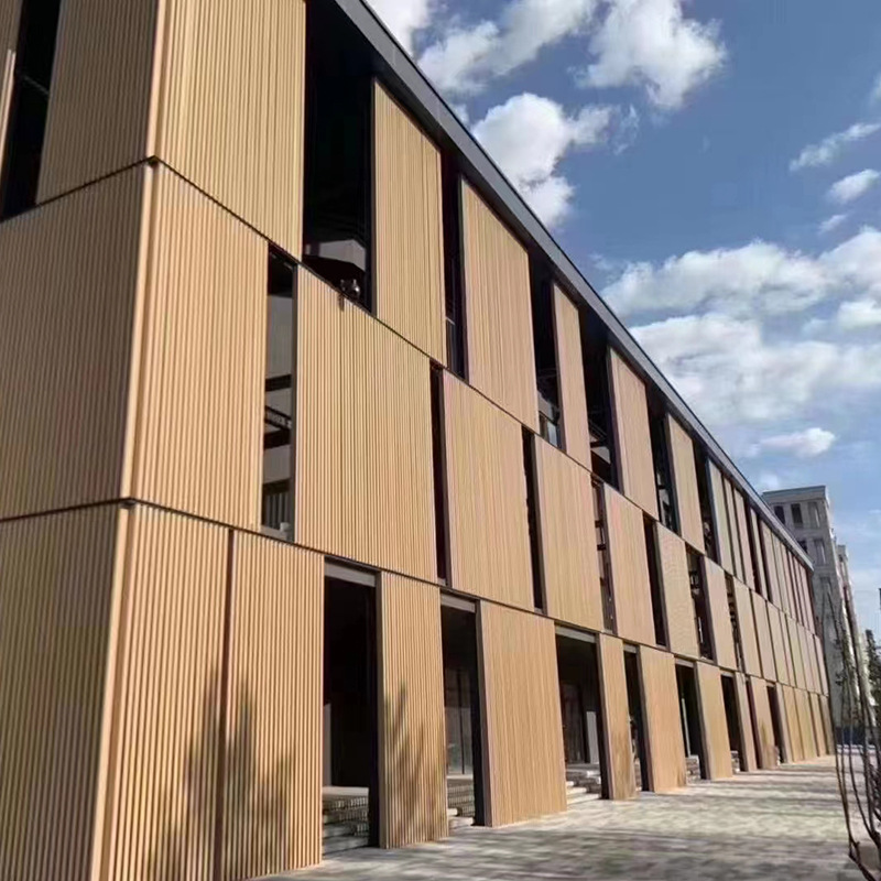 Customized Aluminum Square Tube Ceiling Materials, Partitions, Curved Aluminum Square Tubes, Wood Grain Fluorocarbon Spray-Coated Decorative Aluminum Panels, Aluminum Alloy