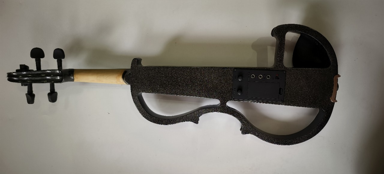 Black Electronic Electroacoustic Violin