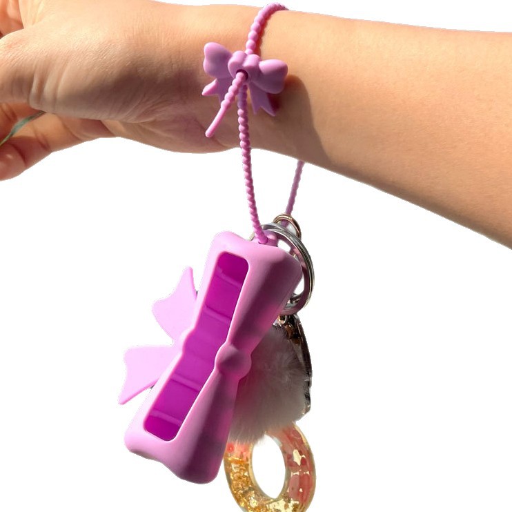 Cross-Border Lipstick Silicone Cover Protective Cover Food Grade Creative Shape Silicone Lipstick Cover Anti-Fall Portable Protective Case