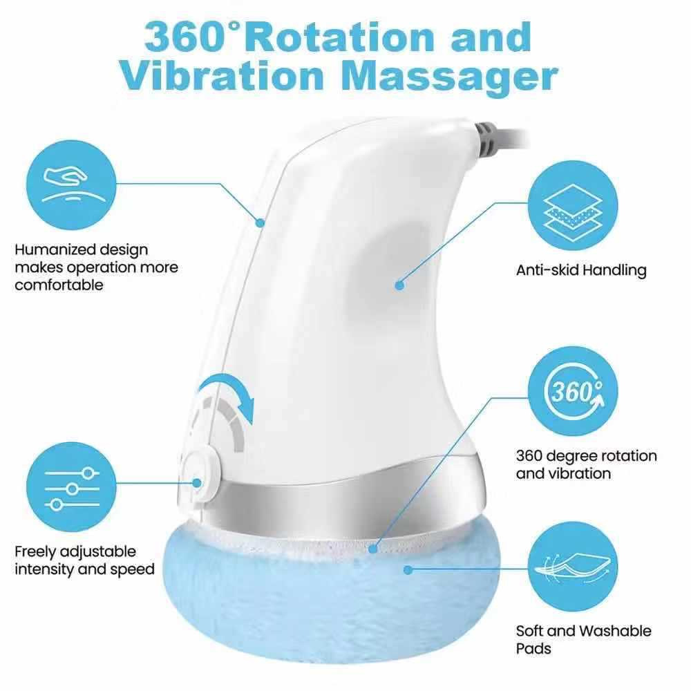 Cross-Border New Product Multifunctional Fat Pusher Massager Handheld Full Body Massager Beauty Massager Cloth Cover Fat Pusher