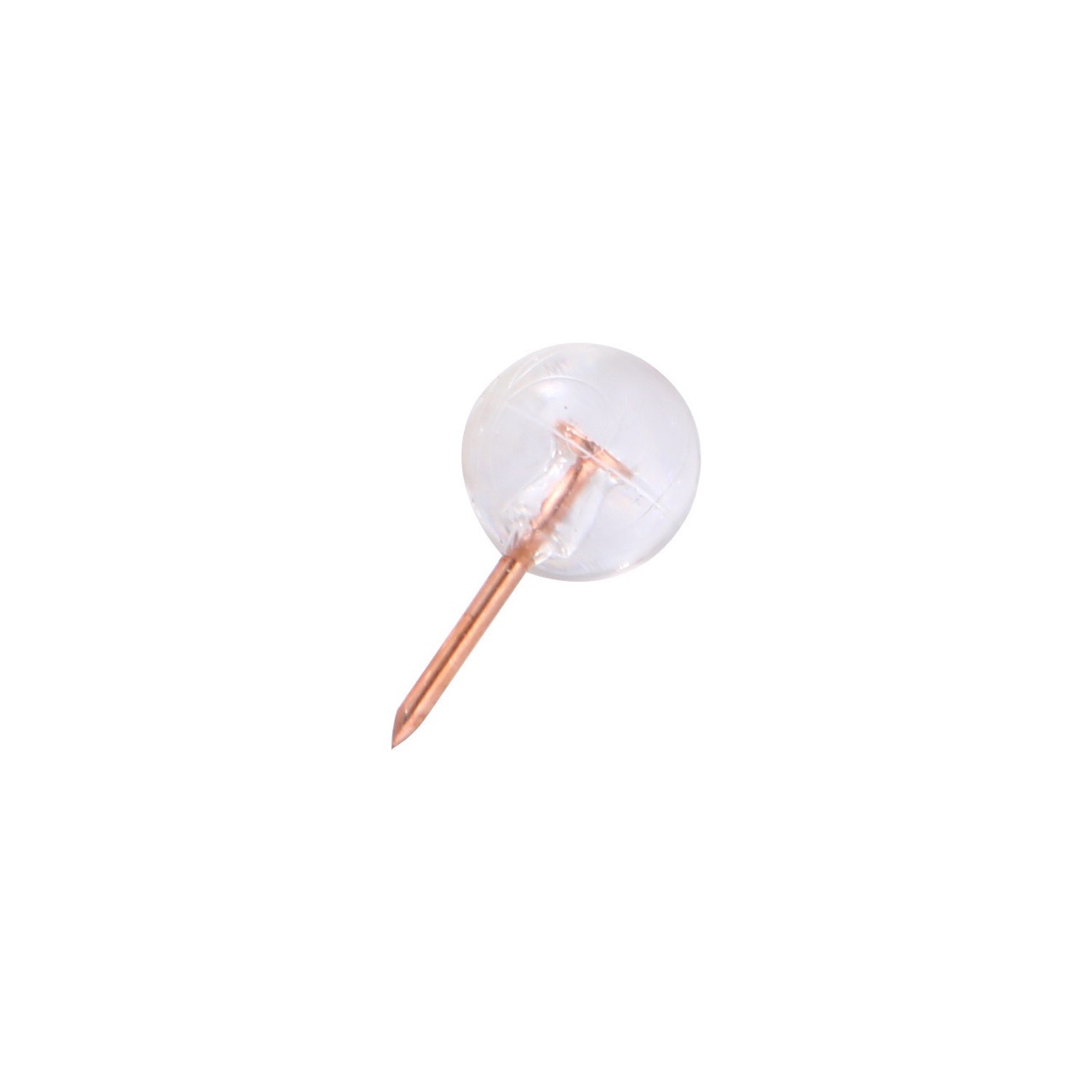 Yiwu Amazon Specializes in Transparent Rose Gold Ball Nails Special-shaped I-shaped Nails Plastic Thumbtacks Push Nails in Bulk