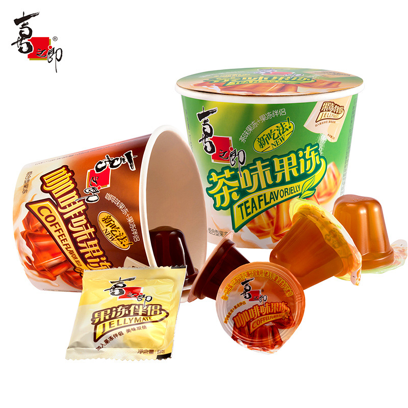 Желе со вкусом кофе и чая Xizhilang 135 г для детских закусок