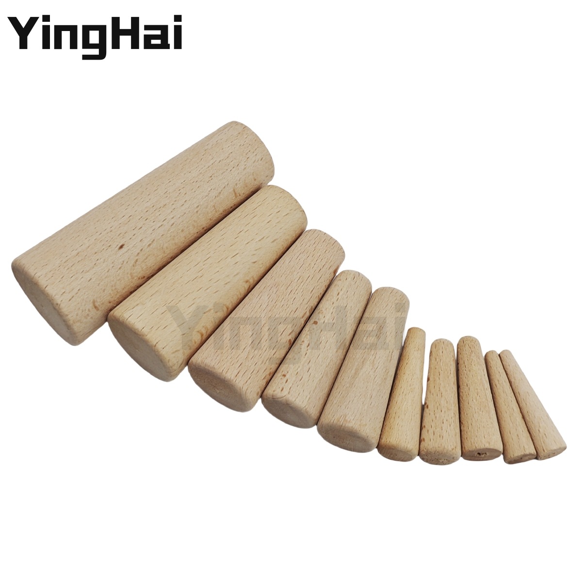 Cross-Border Hot-Selling 10-Pack Emergency Wooden Plugs, Tapered Yacht Hardware Accessories, Marine Wood Plug Processing