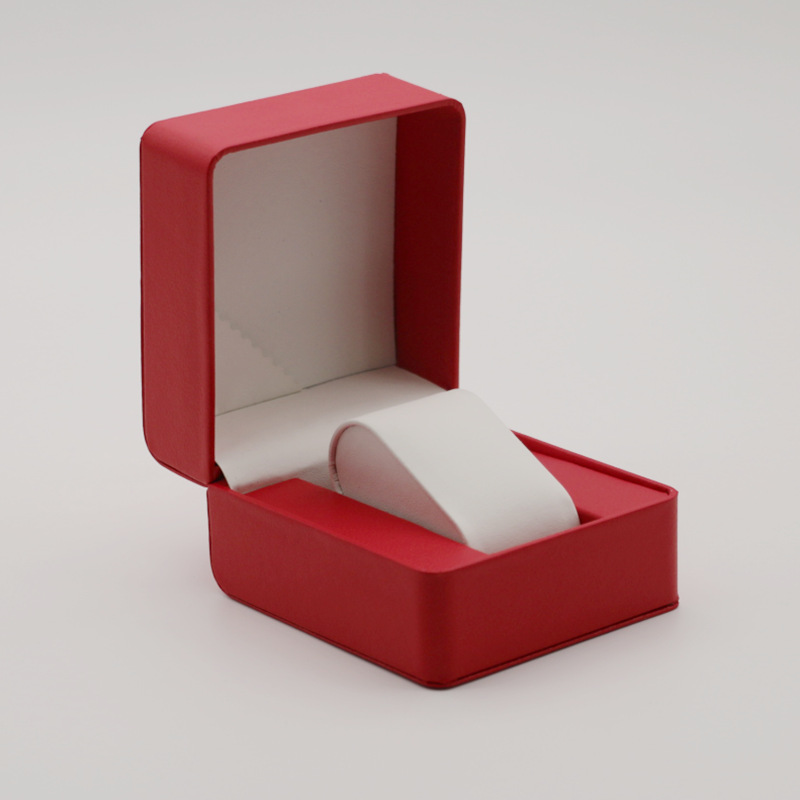 Rounded PU Leather Twisted Watch Box Flip Watch Box Gift Box Cross-border High-end Watch Display Storage Watch Box Bag