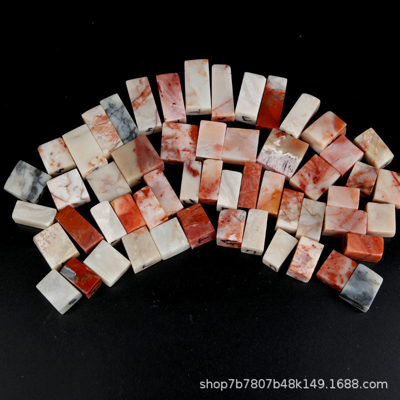 Laos Stone Practice Seal Material, Shoushan Stone Material, Gold Stone Seal Carving, Vietnamese Stone Edge Material, Name Calligraphy and Painting Seal Material Wholesale