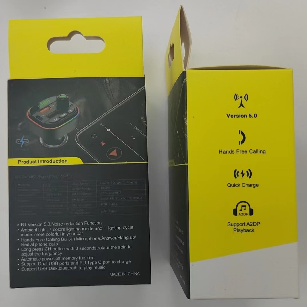 Factory Direct sales L01 car Bluetooth receiver hands-free FM transmitter multi-function dual USB charger cigarette lighter