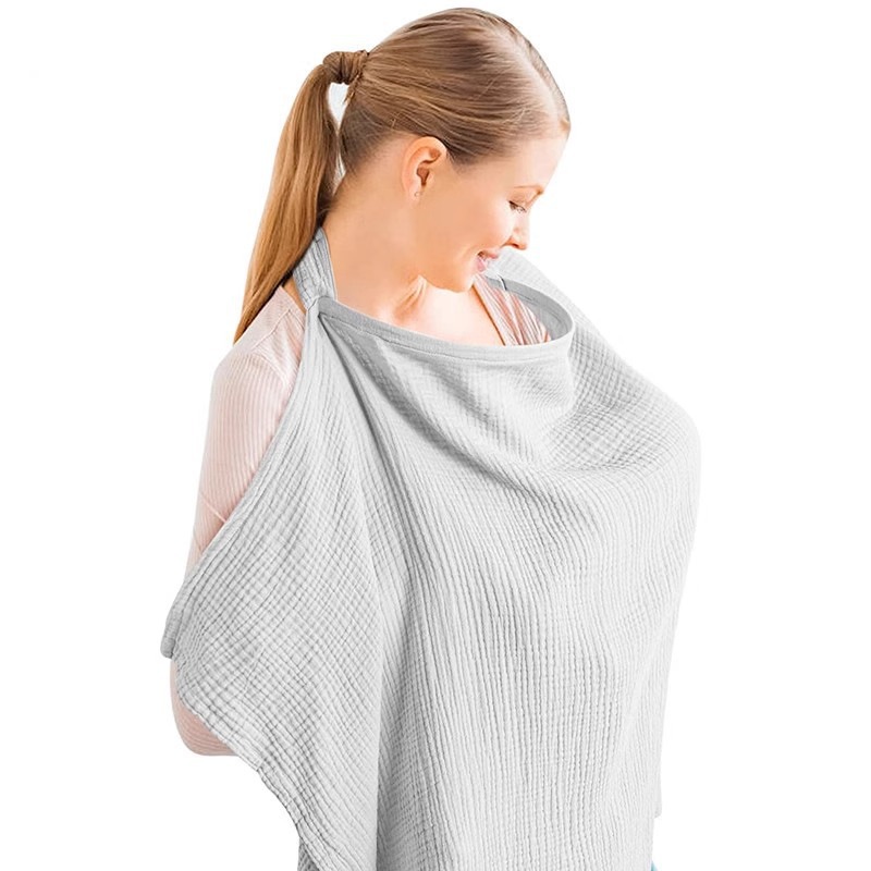 Cross-Border] Outing Nursing Clothes, Cover-Up, Anti-Exposure Cover-Up, Nursing Clothes, Cotton Shawl, Nursing Cover-Up, Breathable Outer Wear