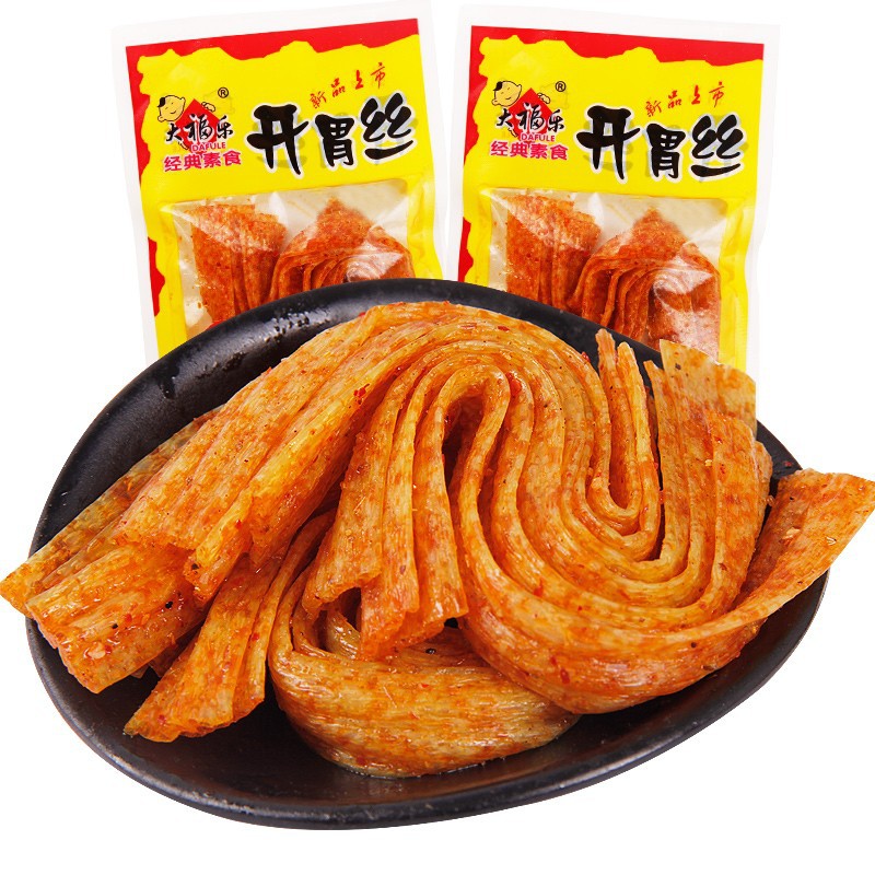 Dafule appetizing silk bulk weighing spicy strips spicy slices vegetarian spicy rolls nostalgic supermarket snacks