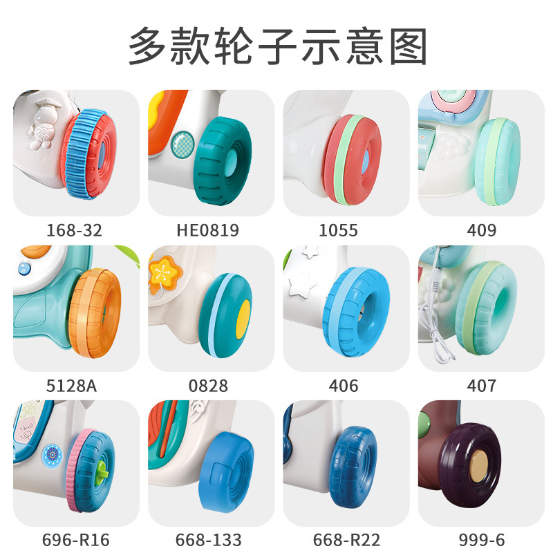 Baby walker toy baby multifunctional toddler trolley anti-rollover newborn walking walker wholesale