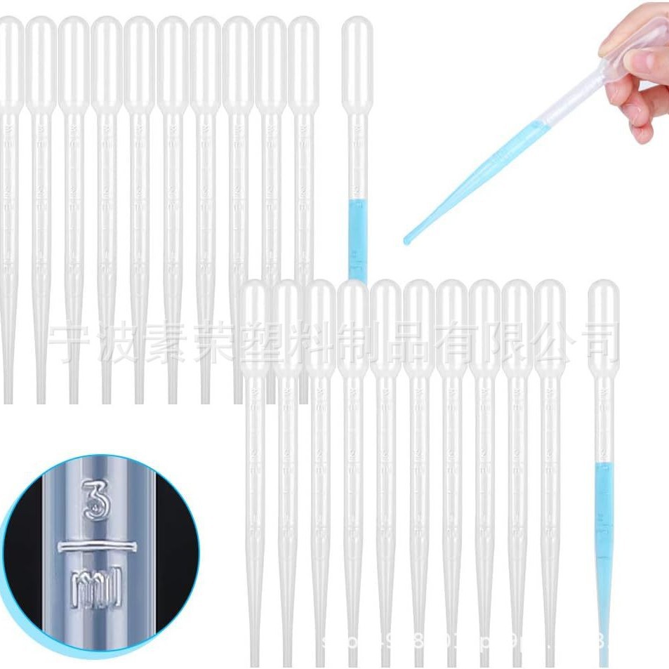 Cross-Border Straws Disposable Plastic Straws Plastic Droppers 3Ml0.2Ml0.5Ml1Ml2Ml 5Ml10Ml Drops