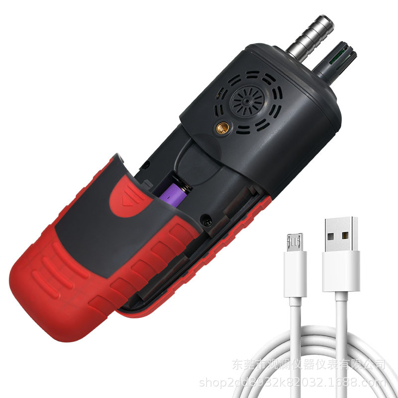 Handheld Laser Dust Particle Counter Temperature and Humidity Measuring Instrument Multi-Functional Dust-Free Workshop Dust Detector