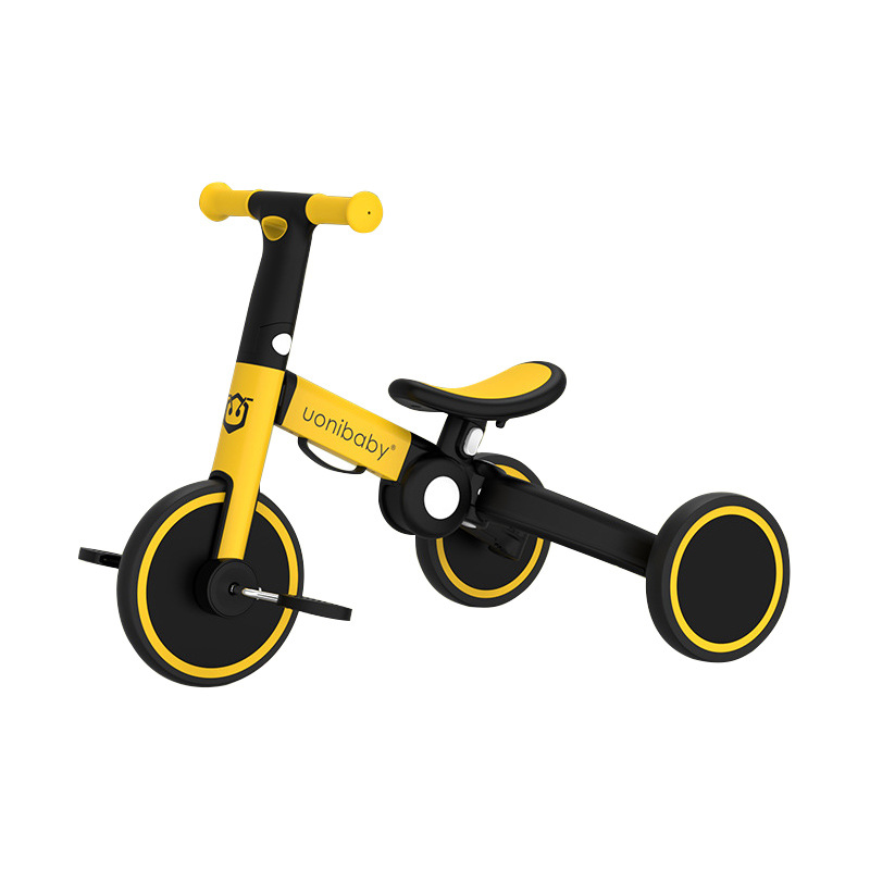 uonibaby children's pedal tricycle walking baby hand push bicycle 1-3 years old baby folding balance scooter