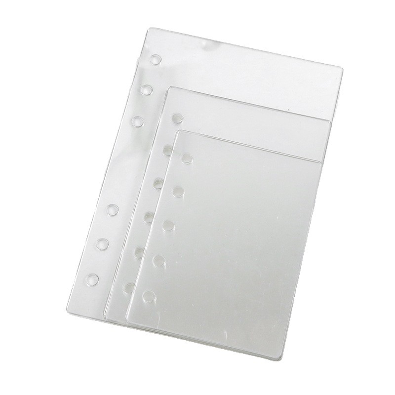 A6A7M5 Transparent Pet Loose-Leaf Bezel Replacement Core Inner Page Handbook Material DIY Guka Single-Sided Laminated Plastic Sheet