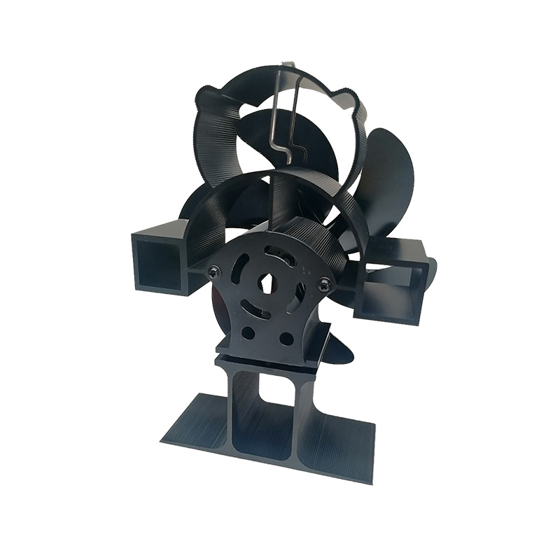Panda New Model Fireplace Heat-Powered Fan, Thermal Energy Fan with 6 Blades, Large Diameter 170, No Need for Electricity, Thermoelectric Power Generation