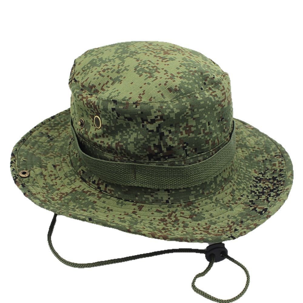 Outdoor Mountaineering Fishing Bennie Hat Fisherman Hat Casual Jungle Round-brimmed Hat Men's and Women's Mountaineering Hat