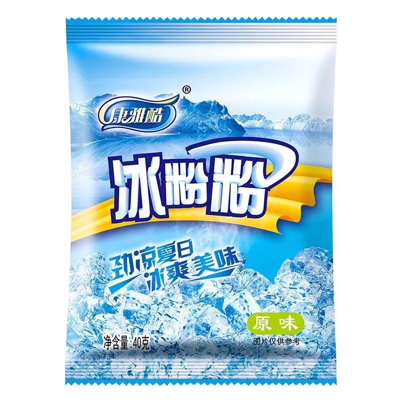 Kangya Cool Ice Powder Whole Box Commercial 100 Large Bags Wholesale Ice Jelly Special Sichuan Ice Powder Ingredients