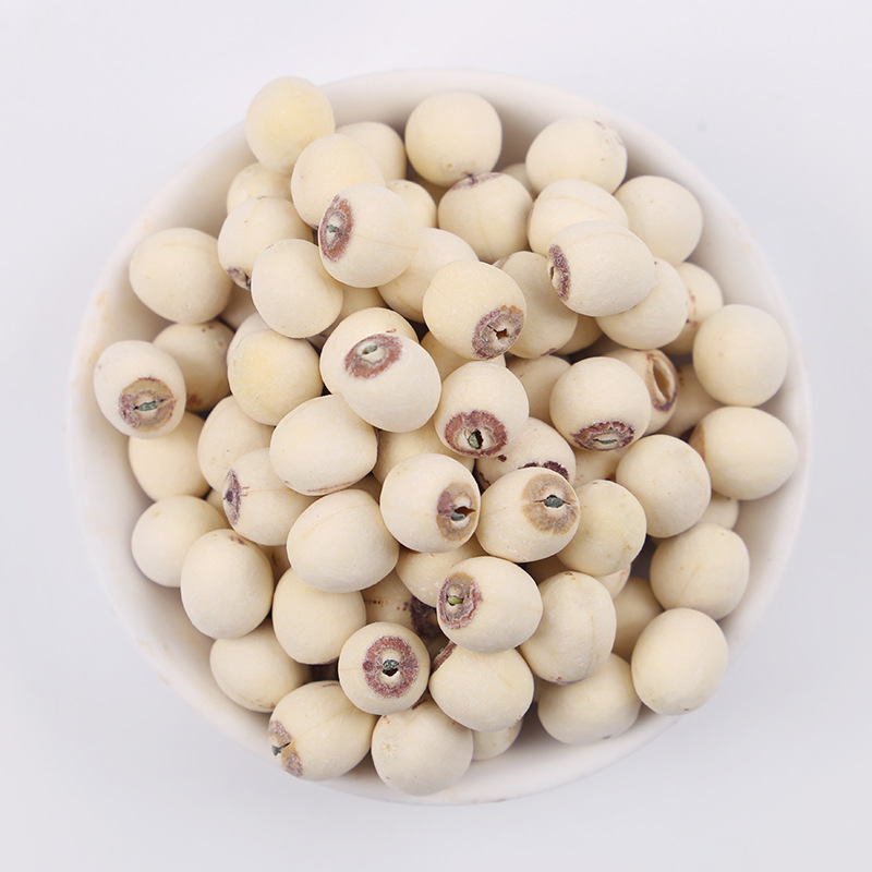 Xianglian White Lotus Seeds with Core Ground White Lotus Microdermabrasion Xiangtan Inch Sanlian 500g Origin Wholesale Bulk Lotus Fragrance
