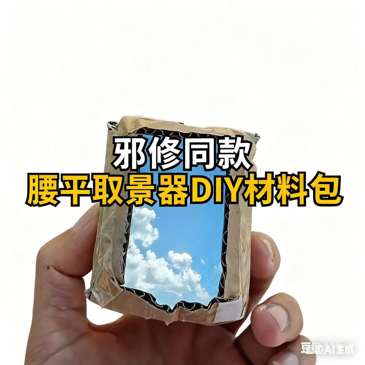 Factory Direct Sales Homemade Tutorial Material Package for Photography Enthusiasts Creative Modification Accessories DIY Waist Flat Viewfinder