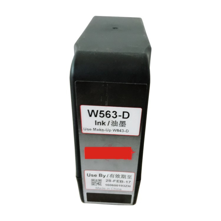 Video Beverage Cosmetics Production Date Batch Number Serial Number Small Character Inkjet Printer Original Ink W563-D